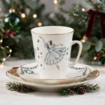 Coffee Cup, Saucer and Dessert Plate Set, 165 ml, May Shape, Ballet Giselle Pattern