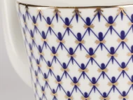 Teacup and Saucer, 210 ml, Julia Shape, Cobalt Net Pattern — view 2