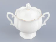 Sugar Bowl, 300 ml, Natasha Shape, Golden Ribbon Pattern — view 2