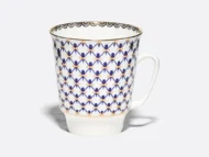 Coffee Cup and Saucer, 165 ml, May Shape, Cobalt Net Pattern — view 2