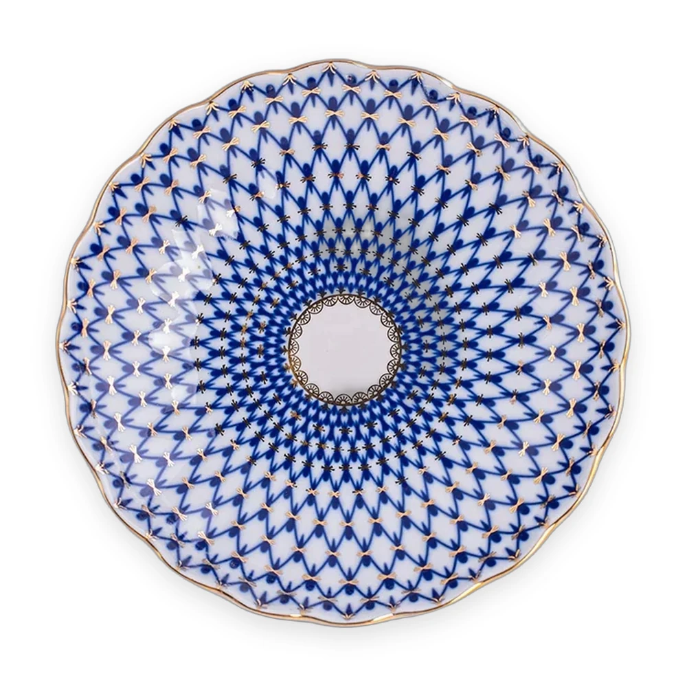 lomonosov-cobalt-net-cookie-dish-tulip-21-cm-80-00236-00-1-01.webp Cake Dish, 21.5 cm, Tulip Shape, Cobalt Net Pattern