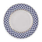 Dinner Plate, 24 cm, Smooth Shape, Cobalt Net Pattern