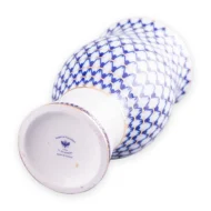 Flower Vase, 1480 ml, Flower Shape, Cobalt Net Pattern — view 3