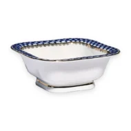 Salad Bowl for Two, 350 ml, Youth Shape, Cobalt Net Pattern
