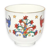 Coffee Cup and Saucer, 180 ml, Lily of the Valley Shape, New Year Tale Pattern - Image 3