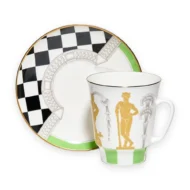 Coffee Cup and Saucer, 165 ml, May Shape, Peterhof Fountains: Grand Cascade Pattern
