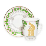 Coffee Cup and Saucer, 165 ml, May Shape, Peterhof Fountains: Nymph and Danaida Pattern