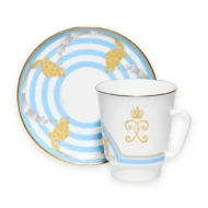 Coffee Cup and Saucer, 165 ml, May Shape, Peterhof Fountains: Triton Pattern