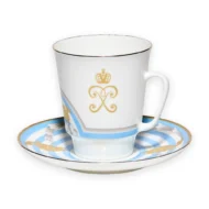 Coffee Cup and Saucer, 165 ml, May Shape, Peterhof Fountains: Triton Pattern - Image 7