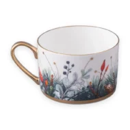 Teacup and Saucer, 250 ml, Idyll Shape, Kalenda Pattern — view 3