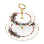 Two-Tier Stand, 27 cm, Standard-2 Shape, Kalenda Pattern