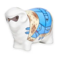 Lamb Figurine, 6.3 cm, Deni Pattern